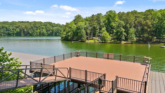 1784 River Breeze Dr, Soddy Daisy, TN 37379 - dock with a water view and a wooded view