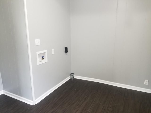 5007 Jarrett Rd, Chattanooga, TN 37416 - laundry area with washer hookup and dark wood-style flooring