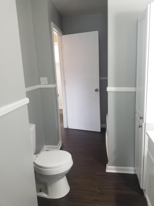 5007 Jarrett Rd, Chattanooga, TN 37416 - bathroom with wood finished floors and toilet