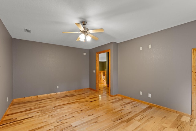 210 Gordon Dr, Chatsworth, GA 30705 - unfurnished room featuring wood finished floors and ceiling fan