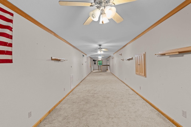 210 Gordon Dr, Chatsworth, GA 30705 - hall with carpet floors and baseboards
