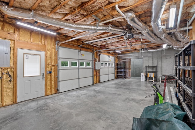 210 Gordon Dr, Chatsworth, GA 30705 - garage featuring electric panel