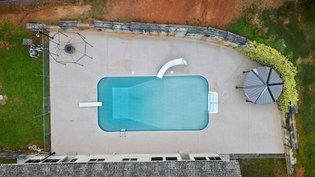 210 Gordon Dr, Chatsworth, GA 30705 - bird's eye view of a pool area
