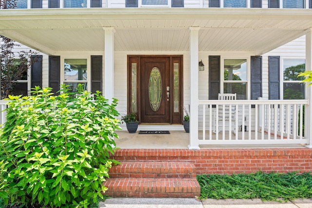 7470 Jester Ct, Ooltewah, TN 37363 - property entrance with covered porch