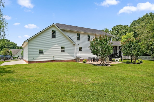 7470 Jester Ct, Ooltewah, TN 37363 - back of property featuring a patio area