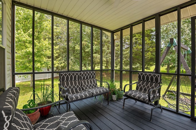 7470 Jester Ct, Ooltewah, TN 37363 - sunroom / solarium with plenty of natural light