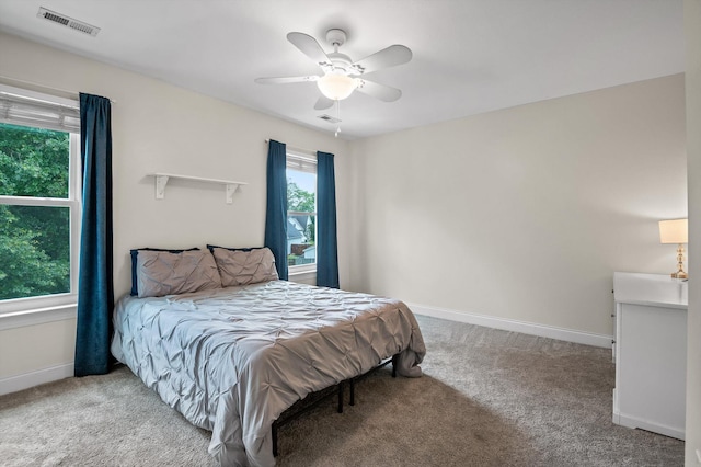 7470 Jester Ct, Ooltewah, TN 37363 - bedroom with carpet floors and ceiling fan