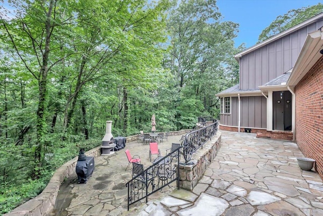 5 Woodland Way, Chattanooga, TN 37419 - view of patio / terrace with outdoor dining space