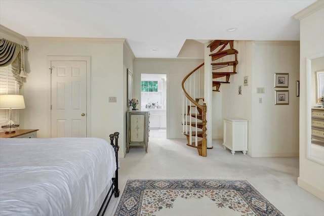 5 Woodland Way, Chattanooga, TN 37419 - carpeted bedroom with baseboards and ensuite bathroom