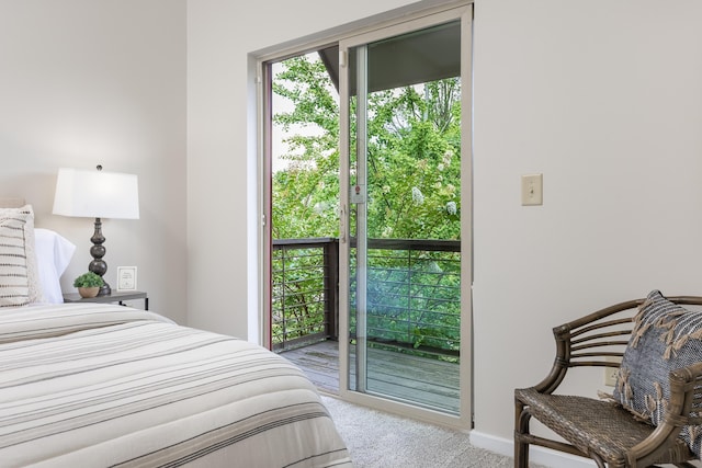 844 E 8th St, Chattanooga, TN 37403 - bedroom featuring access to outside and carpet