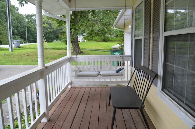 8211 Troubadour Way, Ooltewah, TN 37363 - porch featuring a yard