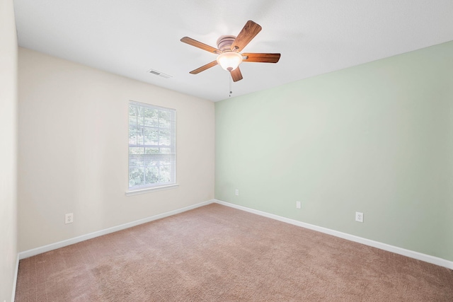 4429 Kayla Cir, Chattanooga, TN 37406 - carpeted spare room featuring ceiling fan and baseboards