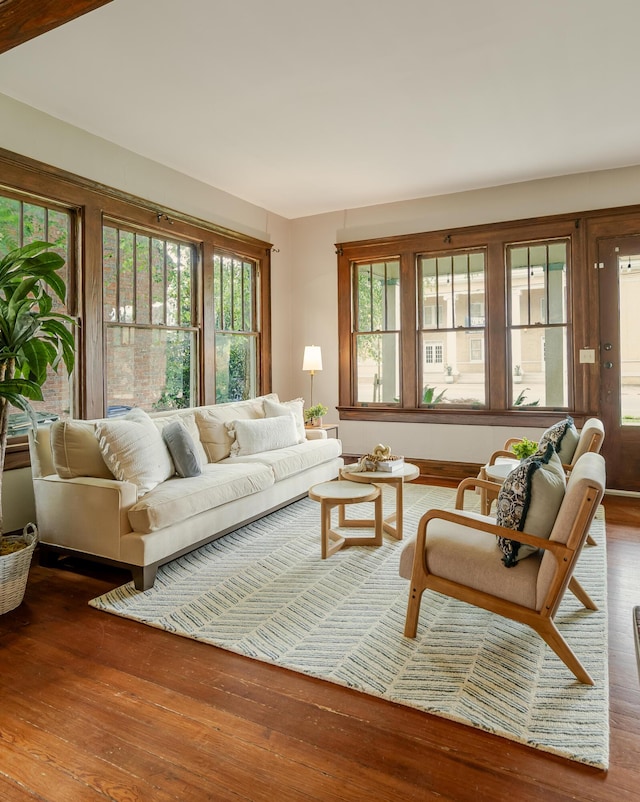 4503 Saint Elmo Ave, Chattanooga, TN 37409 - living room featuring hardwood / wood-style floors