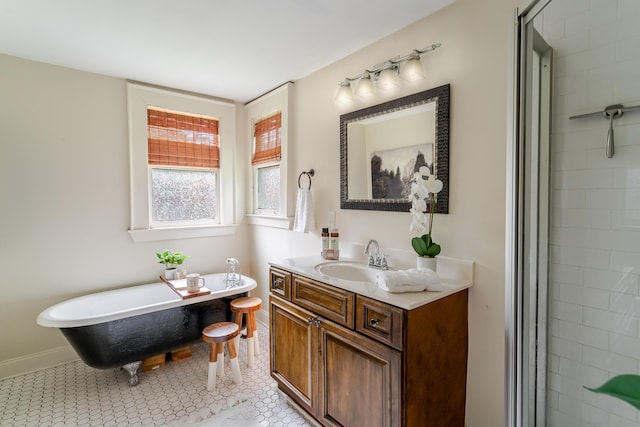 4503 Saint Elmo Ave, Chattanooga, TN 37409 - full bath featuring vanity and a soaking tub