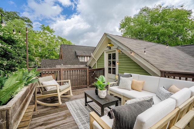 4503 Saint Elmo Ave, Chattanooga, TN 37409 - wooden terrace featuring outdoor lounge area