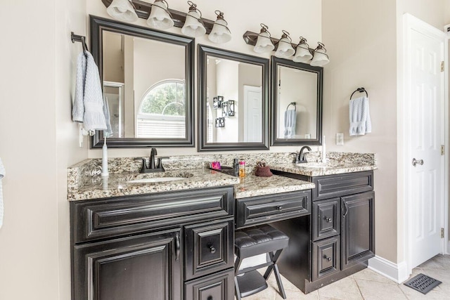 234 Holcomb Rd, Ringgold, GA 30736 - bathroom featuring double vanity and tile patterned flooring