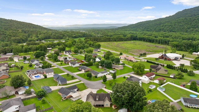 220 Charlene Pl, South Pittsburg, TN 37380 - aerial view of residential area featuring mountains