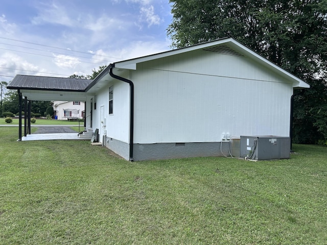 4594 Lee Dr NW, Cleveland, TN 37312 - view of home's exterior with crawl space and a yard
