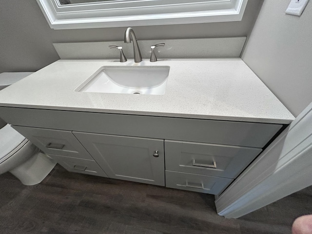 4594 Lee Dr NW, Cleveland, TN 37312 - bathroom view of vanity and wood finished floors