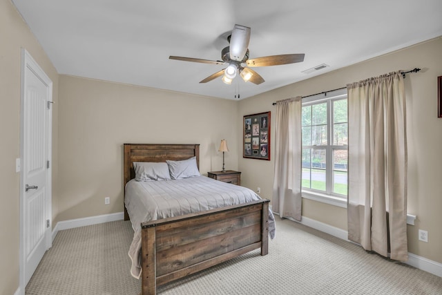 231 Turkey Run, Flintstone, GA 30725 - bedroom featuring light carpet and a ceiling fan