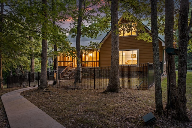 68 Bluff View Dr, Dunlap, TN 37327 - view of side of home featuring stairway