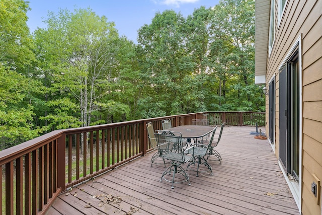 68 Bluff View Dr, Dunlap, TN 37327 - deck featuring outdoor dining area
