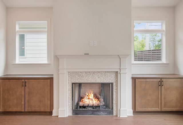 101 Lemonade St, Chattanooga, TN 37421 - detailed view of wood finished floors and a fireplace