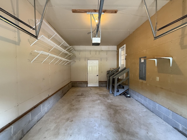 9424 Fuller Rd, Chattanooga, TN 37421 - garage with electric panel and a garage door opener