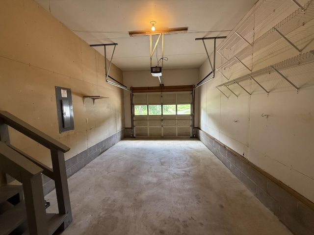 9424 Fuller Rd, Chattanooga, TN 37421 - garage with electric panel and a garage door opener
