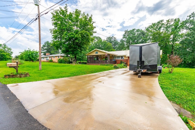 1027 Crestridge Dr, Rossville, GA 30741 - view of patio with driveway