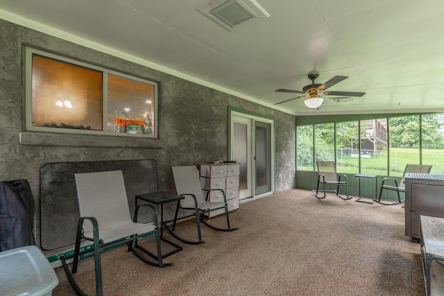 1027 Crestridge Dr, Rossville, GA 30741 - view of sunroom