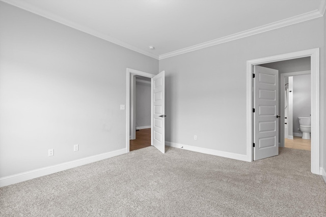 3480 Travertine Ln, Chattanooga, TN 37405 - unfurnished bedroom featuring ornamental molding and carpet floors