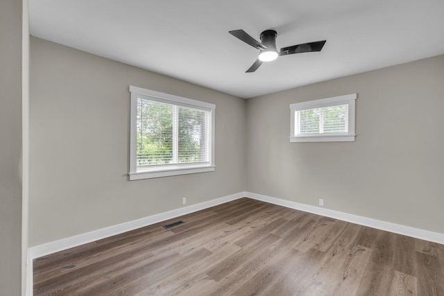 185 Block Rd, Rossville, GA 30741 - spare room featuring wood finished floors and a ceiling fan