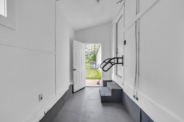 185 Block Rd, Rossville, GA 30741 - workout room featuring vaulted ceiling