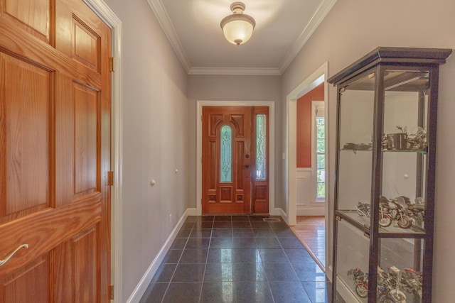 1103 Monroe Green Rd, Trion, GA 30753 - foyer featuring ornamental molding and baseboards
