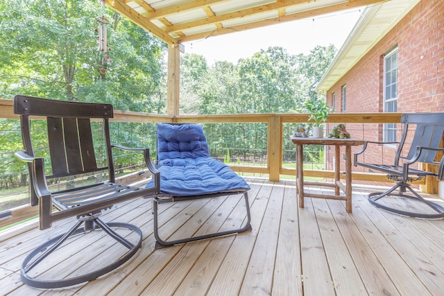 1103 Monroe Green Rd, Trion, GA 30753 - view of wooden terrace
