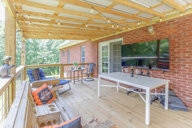 1103 Monroe Green Rd, Trion, GA 30753 - view of wooden terrace