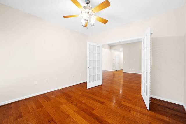 6239 Jacq Ct Unit 57, Hixson, TN 37343 - spare room featuring wood finished floors and ceiling fan