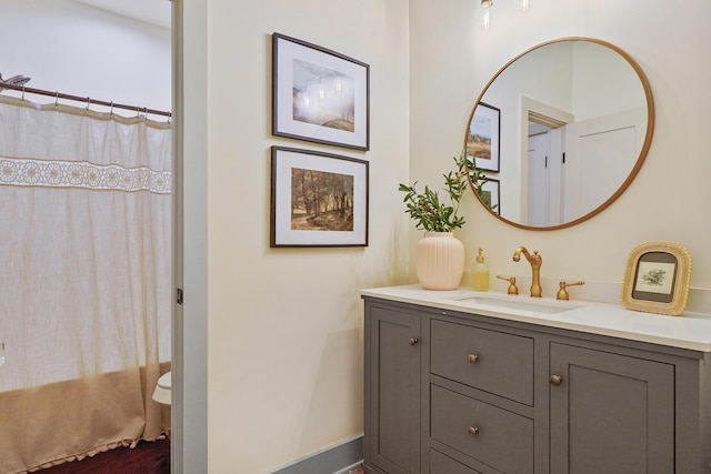 6822 Bacon Ln Unit B, Chattanooga, TN 37421 - bathroom with vanity and shower / tub combo with curtain