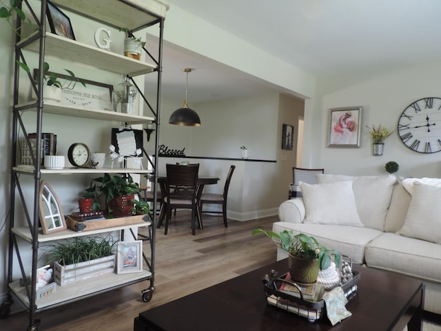 87 Lawrence Dr, Ringgold, GA 30736 - living room with wood finished floors