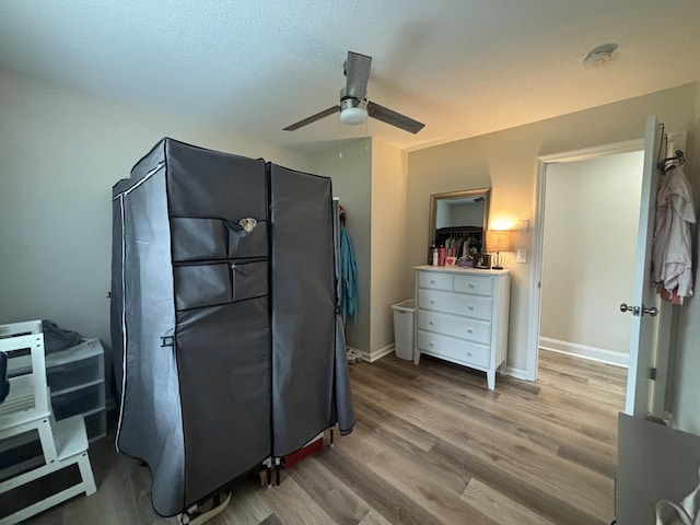 87 Lawrence Dr, Ringgold, GA 30736 - bedroom featuring light wood finished floors and ceiling fan