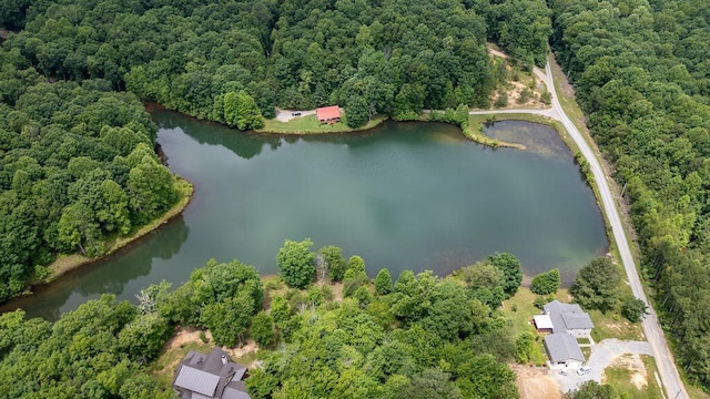 80 Tanya Ln, Dunlap, TN 37327 - aerial view of property's location with a forest and a large body of water
