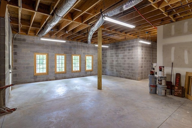 80 Tanya Ln, Dunlap, TN 37327 - below grade area featuring concrete block wall