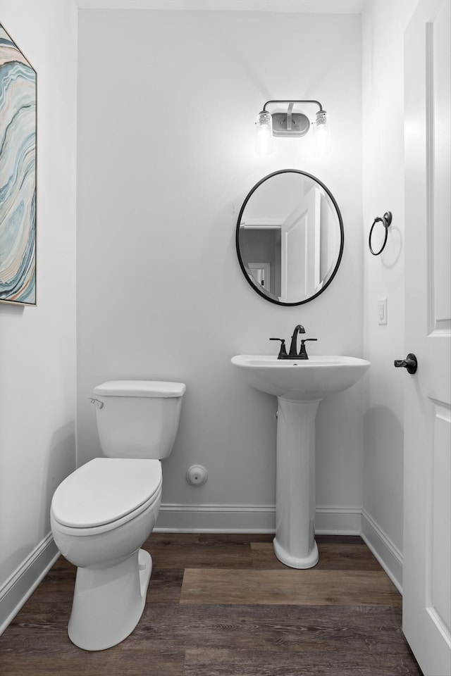 3339 Stone Creek Dr, Chattanooga, TN 37405 - half bath with baseboards and wood finished floors