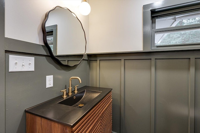395 Robinson Ln, Decatur, TN 37322 - bathroom with a decorative wall and vanity