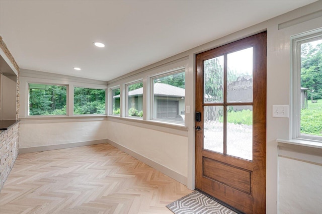 395 Robinson Ln, Decatur, TN 37322 - unfurnished sunroom with plenty of natural light and recessed lighting