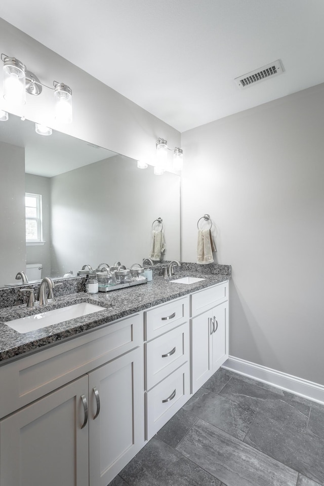 9600 Lovell Rd, Soddy Daisy, TN 37379 - bathroom with double vanity and toilet