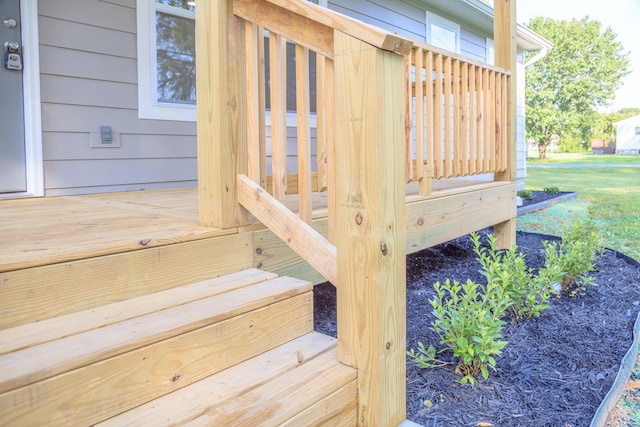 6102 Vance Rd, Chattanooga, TN 37421 - view of wooden terrace
