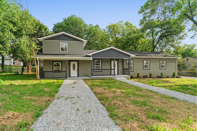54 Austin Cir, Rossville, GA 30741 - view of front of house featuring covered porch and roof with shingles