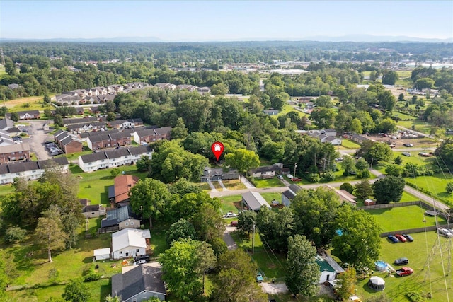 54 Austin Cir, Rossville, GA 30741 - aerial view of property and surrounding area featuring nearby suburban area